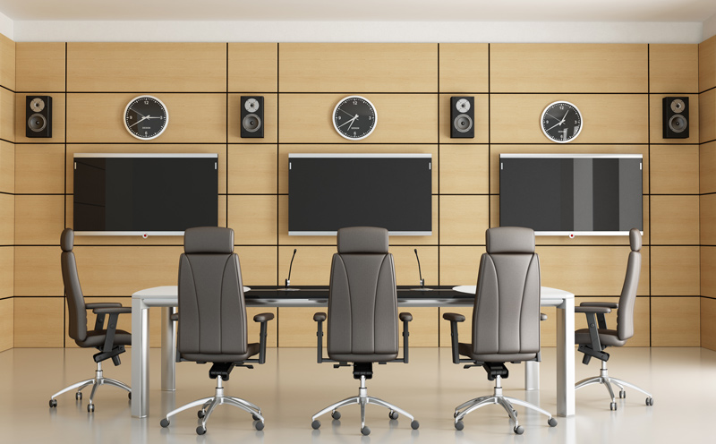 Conference rooms are an ideal place to use Dante AV networking